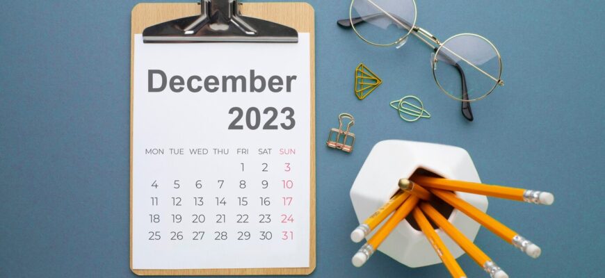 Календарь бухгалтера на декабрь 2023 года
